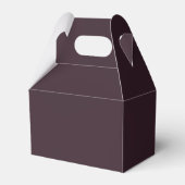 Elegant Schrifttype Pruim Trouw Aangepaste Dank Je Bedankdoosjes (Achterkant)