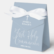 Elegant Schrijfwijze Stofblauw Eerste Heilige Comm