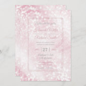 Elegant Scintillant roze glitter bokeh Sparkles Kaart (Voorkant / Achterkant)