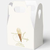Elegant Scoop Ice Cream Baby shower Bedankdoosjes (Open)