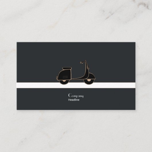 Elegant Scooter Visitekaartje (Voorkant)