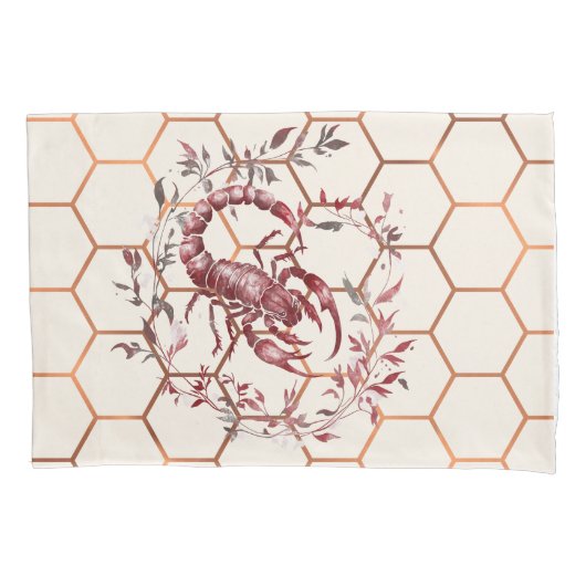 Elegant Scorpio Kussensloop (Voorkant)