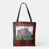 Elegant Scottish Ramsay Clan Castle Tartan Tote Bag (Achterkant)