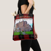 Elegant Scottish Ramsay Clan Castle Tartan Tote Bag (Dichtbij)