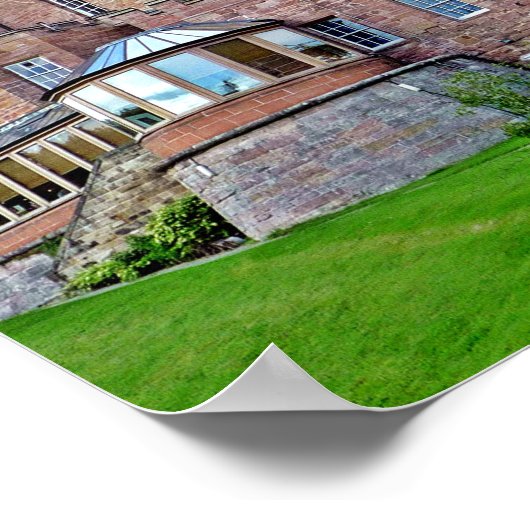 Elegant Scottish Ramsay Clan's Dalhousie Castle Poster (Hoek)