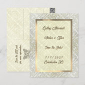 Elegant Scribble Pattern Briefkaart (Voorkant / Achterkant)