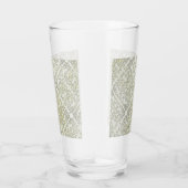 Elegant Scribble Pattern in Gold & Silver Glas (Rechts)