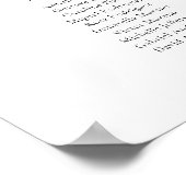 Elegant Script 18 Tafels Welkom Zitplaatsenkaart Poster (Hoek)