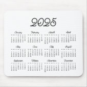 Elegant script 2023 kalender muismat (Voorkant)