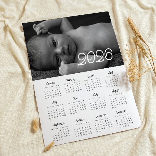 Elegant  script 2025 fotokalender poster