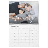 Elegant Script 2027 Foto Kalender (Jan 2027)
