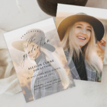 Elegant Script 2 Foto Afstuderen