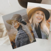 Elegant Script 2 Foto Afstuderen