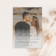 Elegant Script 2 Photo Overlay Wedding