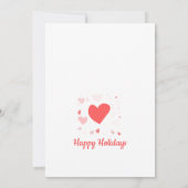 Elegant Script 3 Foto Collage Feestdagen Kaart (Achterkant)