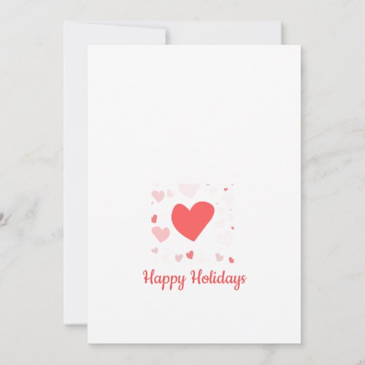 Elegant Script 3 Foto Collage Feestdagen Kaart (Achterkant)