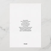 Elegant Script 4 Aankondiging van het Foto Afstude (Achterkant)