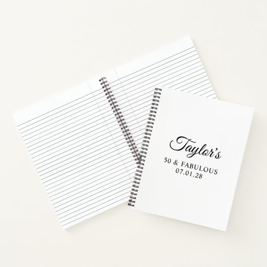 Elegant Script 50 & Fabulous Gast Notitieboek (Binnen)