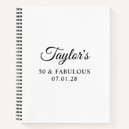 Elegant Script 50 & Fabulous Gast Notitieboek