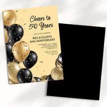 Elegant Script 50ste huwelijksjubileum