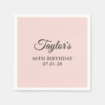 Elegant Script 60th Verjaardag