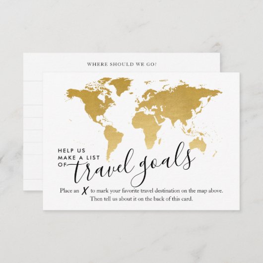 Elegant Script Advice Travel Ideeën (Voorkant / Achterkant)