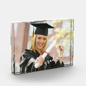 Elegant Script Afstuderen 20xx horizontaal Fotoblokken (Links)