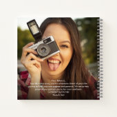 Elegant Script Afstuderen 2 Notitieboek (Achterkant)