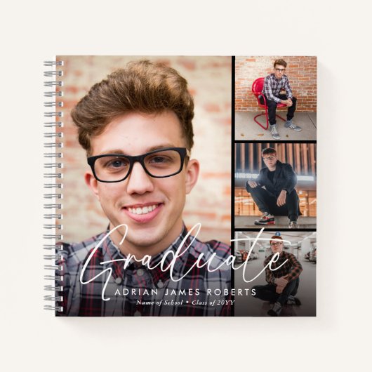 Elegant Script Afstuderen 5 Notitieboek (Voorkant)