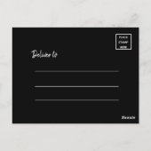 Elegant Script Afstuderen Foto Dank u Briefkaart (Achterkant)