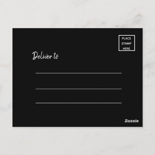 Elegant Script Afstuderen Foto Dank u Briefkaart (Achterkant)