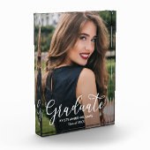 Elegant Script Afstuderen Modern Fotoblokken (Links)