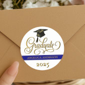 Elegant Script Afstuderen Sticker