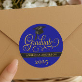 Elegant Script Afstuderen Sticker