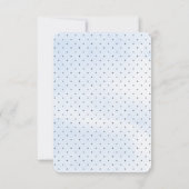 Elegant Script Baptism Invitation Kaart (Achterkant)