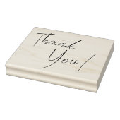 Elegant script bedankt rubberstempel (Stempel)