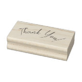 Elegant script bedankt rubberstempel (Stempel)