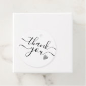 Elegant script bedankt voor je huwelijk bedankjes labels (In situ)