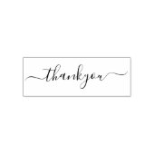 Elegant script bedankt  zelfinktende stempel (Design)