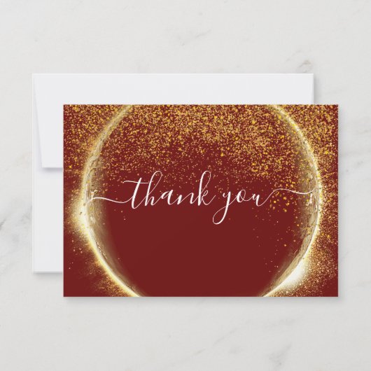 Elegant script begrafenis bedankt kaart (Achterkant)