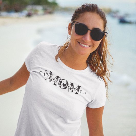Elegant script beste mam ooit t-shirt
