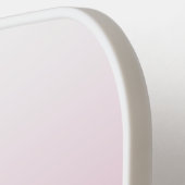Elegant Script & bewerkbaar Roze (elke kleur) Ombr Pickleball Paddle (Links Detail)