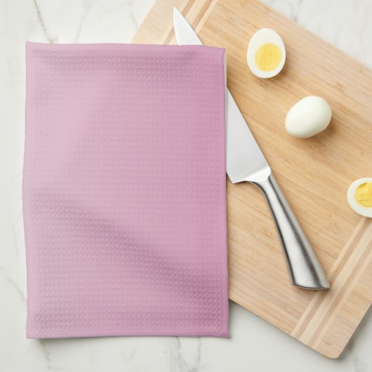 Elegant Script & bewerkbaar Roze (elke kleur) Ombr Theedoek (Quarter Fold)