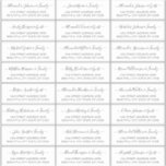 Elegant Script Black White Wedding Guest Address Sticker<br><div class="desc">Moderne Elegant Script Black en White Minimalist Wedding Guest Name Address custom personalized Labels Stickers. De gastnaam wordt geschreven in een cursief,  met de hand geschreven lettertypemanuscript van de spoelststaart. Dit heeft 24 stickers.</div>