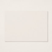 Elegant Script Bleek Champagne Earring Card Visitekaartje (Achterkant)