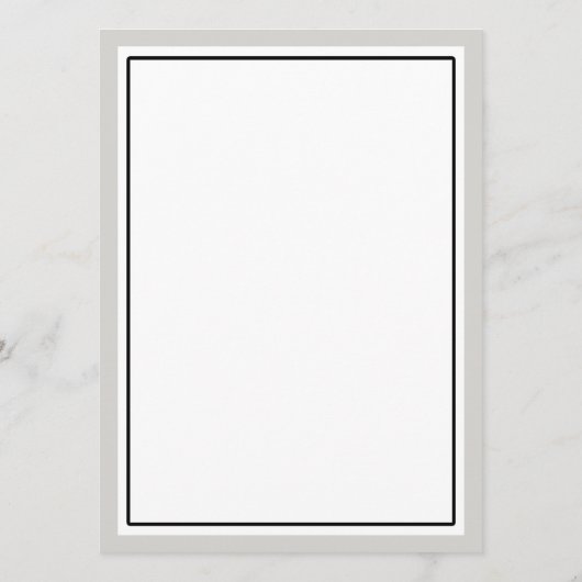 Elegant script bloeit bruiloft menu (Achterkant)