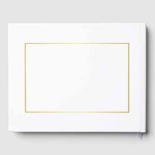 Elegant script bloeit kalligrafie bruiloft gastenboek (Achterkant)