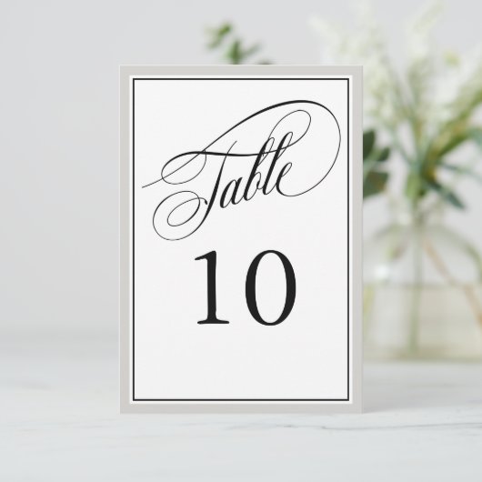 Elegant Script bloeit met om het even welke Kleurg (Staand voorkant)