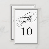 Elegant Script bloeit met om het even welke Kleurg (Voorkant / Achterkant)