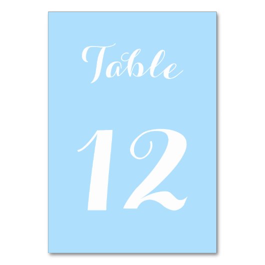 Elegant Script Blue White Chic Bride Wedding Party Kaart (Achterkant)